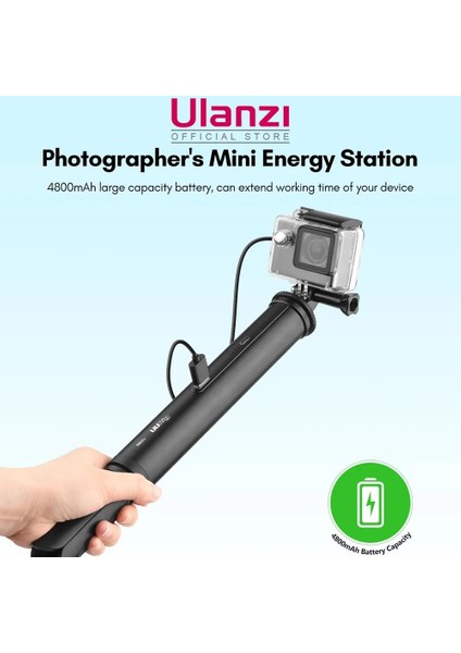 Tp-04 4800 Mah Powerbank Tripod Monopod