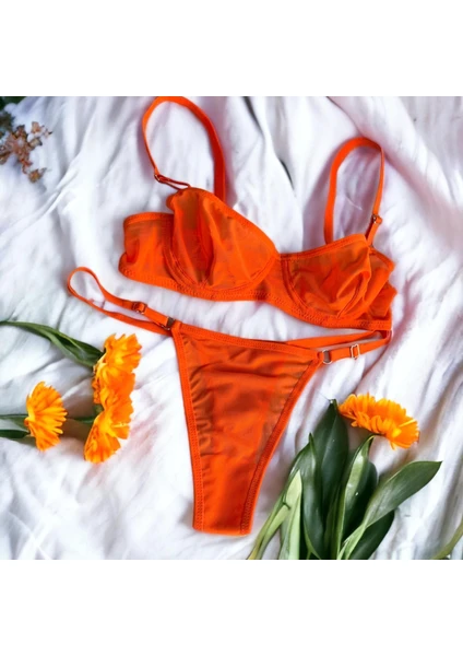 Süsen Lingerie 2'li Tül Sütyen Takım