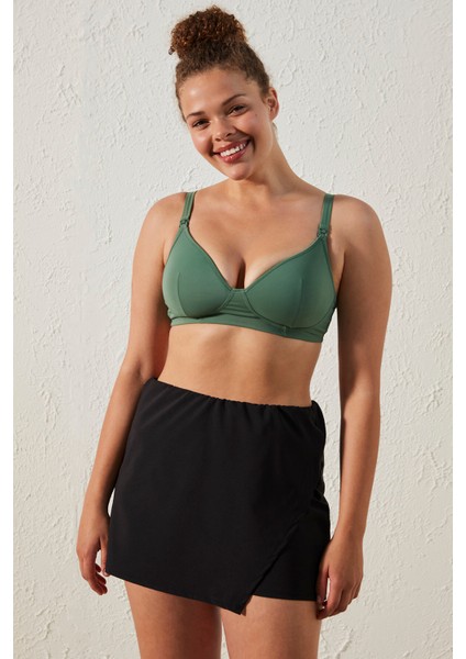 Basic Mama Yeşil Bikini Üstü