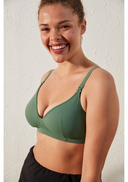 Basic Mama Yeşil Bikini Üstü