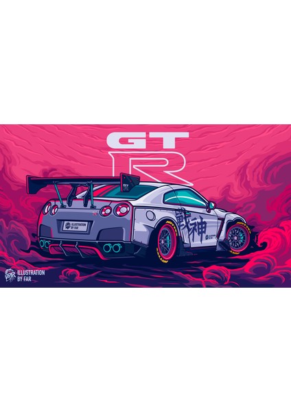 Nissan Skyline R35 Metal Tablo - Otomotiv Tutkunlarının Ikonu fırsatları