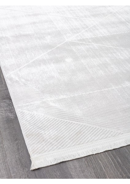 Bambu Beyaz Yumuşak Dokulu Halı Kilim Salon Mutfak Koridor Kesme Yolluk Makine Halısı Srz-05 modelleri