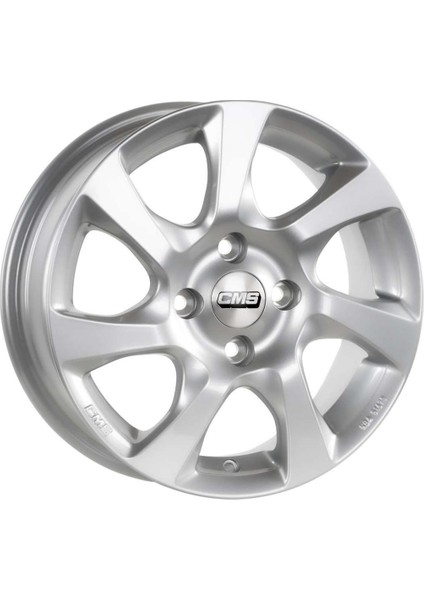 CMS-1059-09 6.0X15" -4X100 ET48 67.2 Silver Jant (4 Adet)