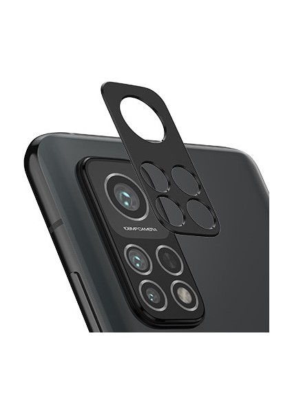 Xiaomi Mi 10T Pro 5g Kamera Lens Koruyucu Siyah Çerçeveli Korunaklı (3d K.c)