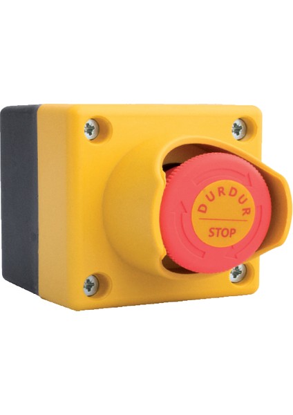 Elx-Bx1-Ask Acil Stop 40 mm 1nc Kalıcı Korumalı Kutu