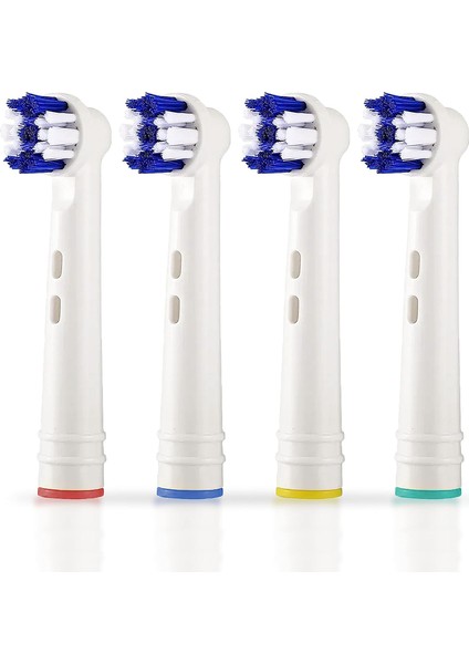 Pi&go Oral B Şarjlı Diş Fırçası Uyumlu Yedek Başlık - Elektrikli Diş Fırçası Yedek Başlığı, 4 Adet