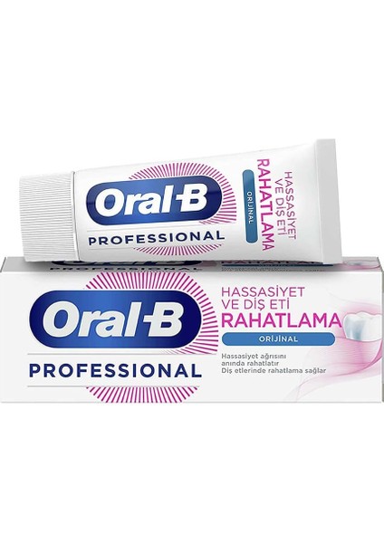 Professional Diş Macunu Hassasiyet ve Rahatlama Orijinal, 50 ml