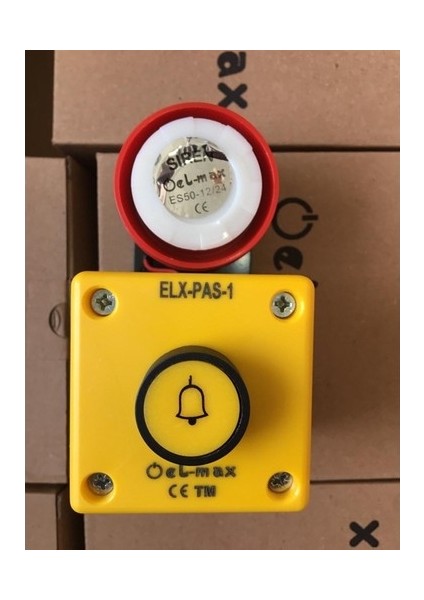 Kutulu Montajlı Ürünler Elx-Pas-1 1'li Alarm Seti