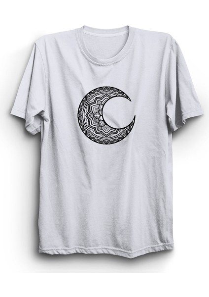 Mandala, Ay, Moon Tişört