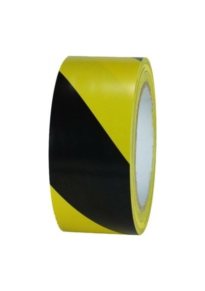 Yer Işaretleme Bandı 48Mm x 20Mt - Sarı Siyah