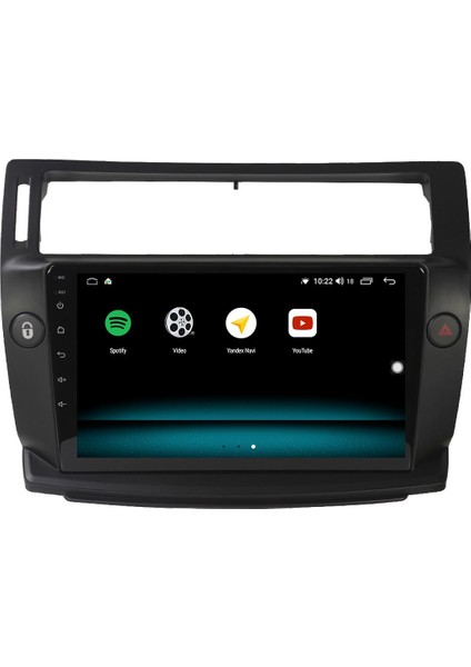 Citroen C4 Android 12 Multimedya Carplay 8gb Ram + 128GB HDD Navigasyon Ekran