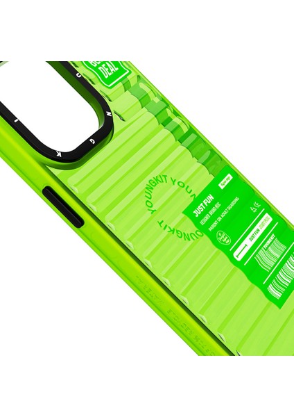iPhone 14 Pro Uyumlu Kılıf Şeffaf Renkli Tasarım Youngkit Fluorite Serisi Kapak indirimleri