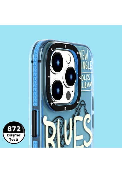 iPhone 14 Pro Uyumlu Kılıf Şeffaf Renkli Yazı Temalı Tasarım Youngkit Jazz Serisi Kapak indirimleri