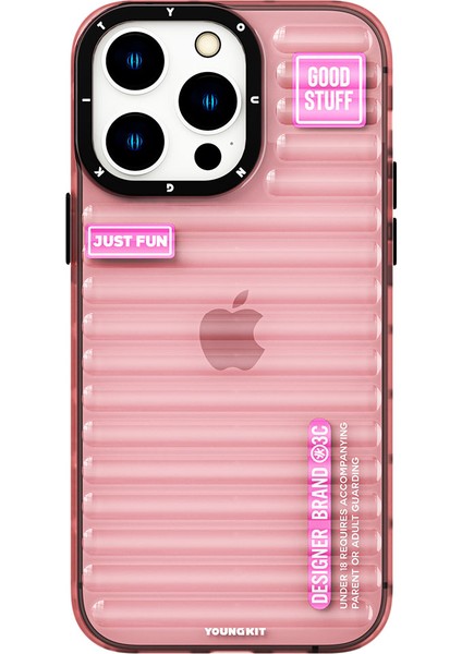 iPhone 14 Pro Max Uyumlu Kılıf Şeffaf Renkli Tasarım Youngkit Fluorite Serisi Kapak