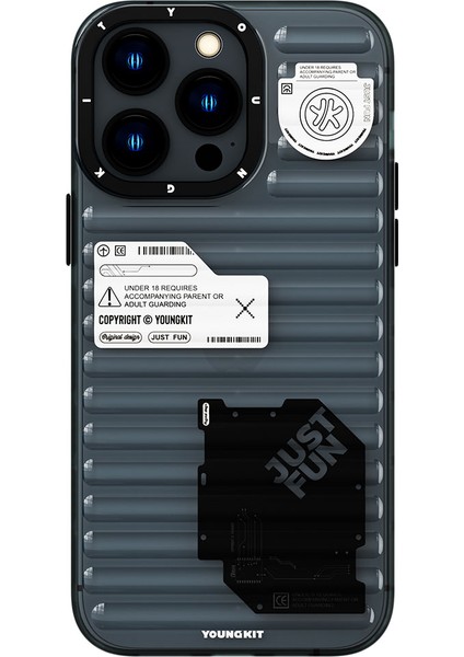 iPhone 14 Pro Uyumlu Kılıf Şeffaf Renkli Tasarım Youngkit Fluorite Serisi Kapak