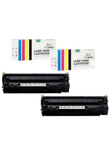 M1214 M1214NFH M1217 2 Adet Muadil Toner 85A CE285A