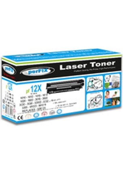Pf 2612X - Q2612X 1010 Yüksek Kapaite Toner (55498)