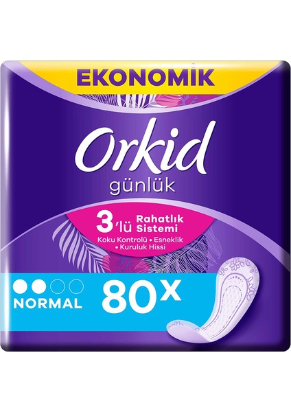 Günlük Ped Normal Dev Ekonomi Pak 80 Ped