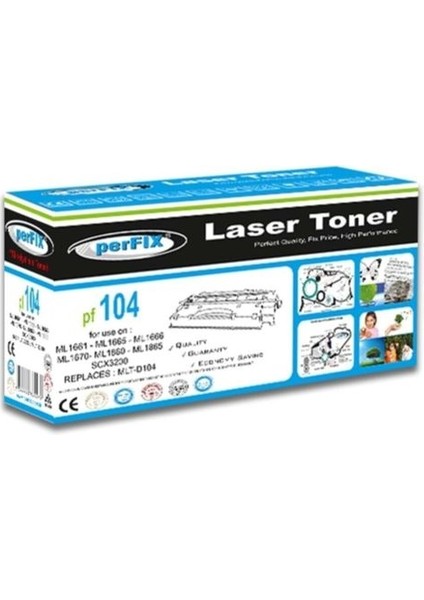 Pf 104-MLTD104-ML1660-ML1675 Toner 2,5k