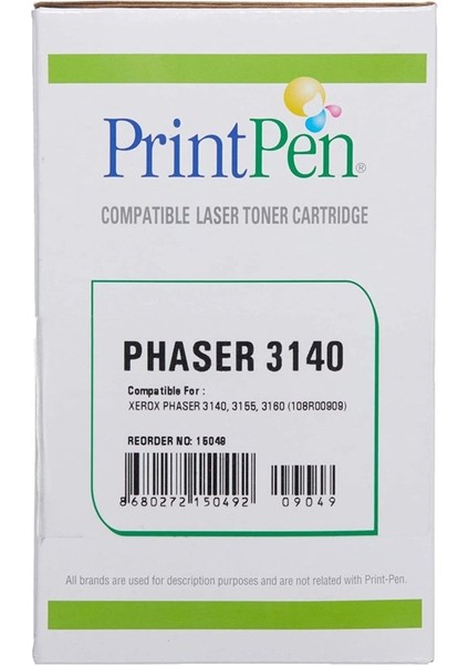 Xerox Phaser 3140 (108R00909) Yüksek Kapasite Muadil Toner