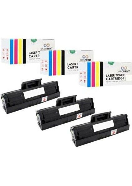 3 Adet 106R02773 Xerox 3020 3025 Muadil Toner