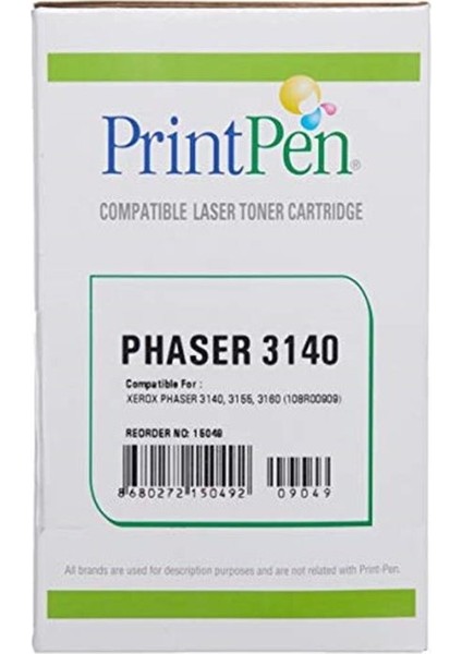 Xerox Phaser 3140 (108R00909) Yüksek Kapasite Muadil Toner