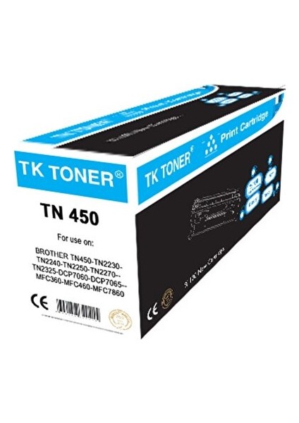 Tk Toner TN450 (2,6k) TN2220-TN2260-TN2280 Toner fırsatları