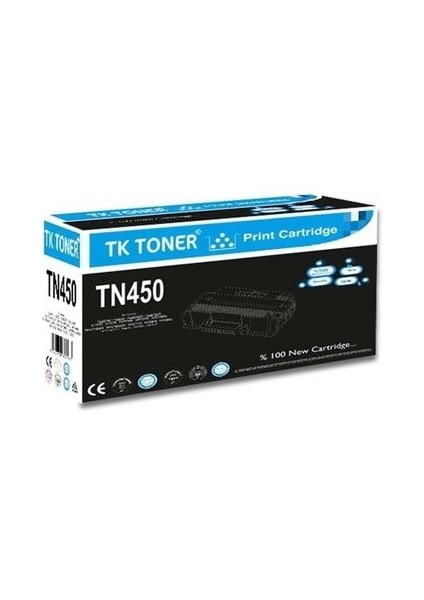 Brother TN450 Muadil Toner