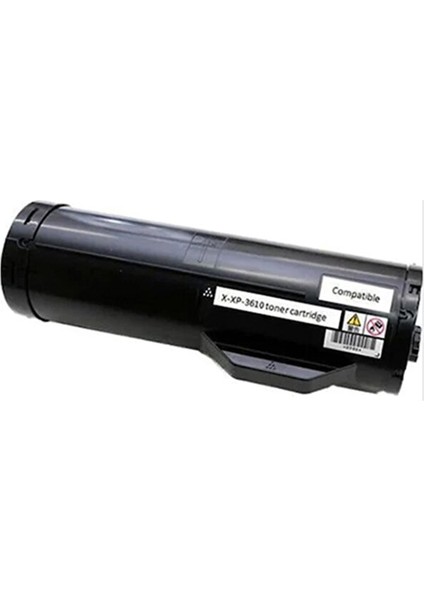 3610 Toner Xerox Muadil Siyah 5900 Sayfa Uyumluluk Markası Xerox Yazıcıları Için (V1320904)