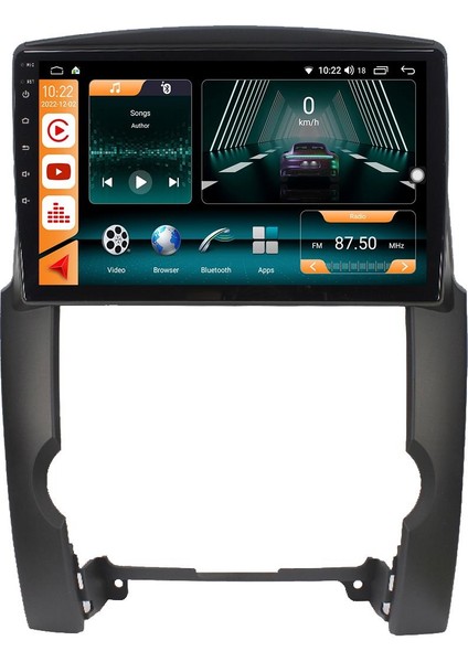 Kia Sorento Android 12 Multimedya Carplay 8gb Ram + 128GB HDD Navigasyon Ekran indirimleri
