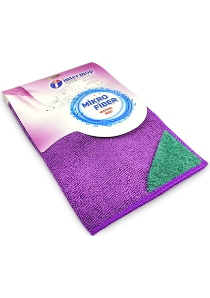 Mikrofiber Konsept Mutfak Bezi Mor 40X40 cm