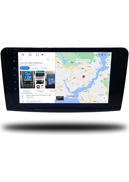 Mercedes ml Android Carplay Multimedya 2006-2010 2gb Ram + 32GB Hafıza + 4 Çekirdek modelleri