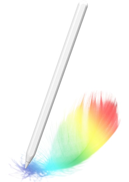 iPad 6. Nesil 12.9 Inç Uyumlu Kablosuz Şarj Olabilen Avuç Içi ve Eğim Özellikli Kalem