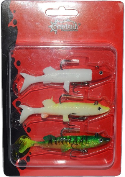 3068 Pluse Soft Turna Silikonu 3&#039;LÜ Mix Set Suni Yem