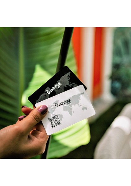 Dijital Kartvizit Fixcard Siyah modelleri