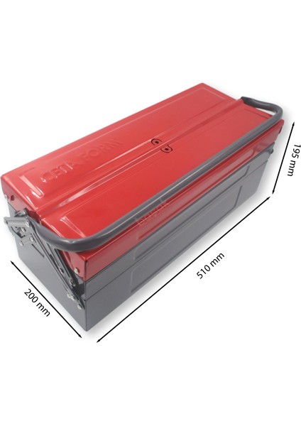 A25-5L 510 mm Metal Takım Çantası 5 Gözlü