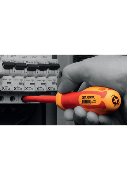 7 mm 1000 Volt Vde Izoleli Düz Tornavida G07-070-125