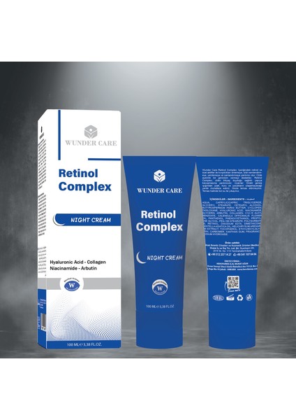 Retinol Krem - Gece Kremi - Hyaluronik Acid - Collagen - Niacinamide - Arbutin - Night Cream 100 ML