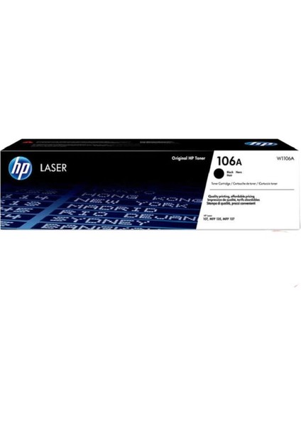 106A / W1106A Orijinal Toner / Laser 107A Yazıcı Toneri