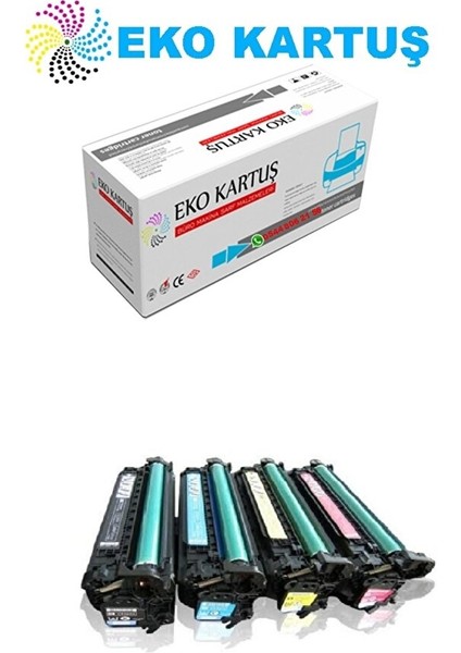 Hp Color Laserjet CP4025DN (CE260-CE261-CE262-CE263) (647A-648) Set Muadil Toner