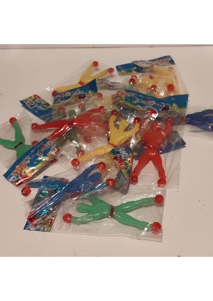 4 Adet Cama Yapışan Takla Atan Örümcek Adam modelleri