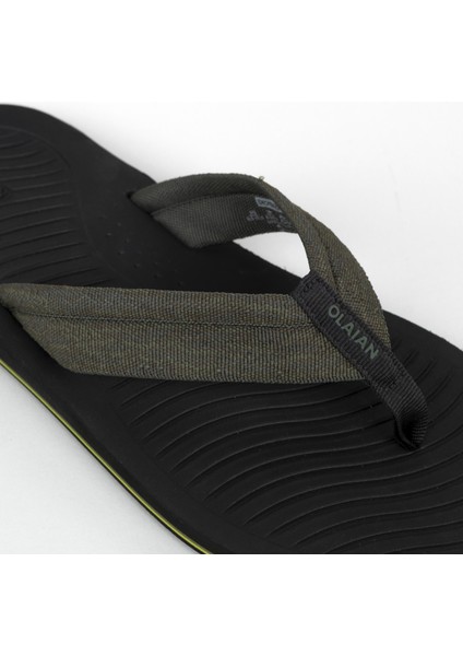 Olaian Erkek Parmak Arası Terlik - Haki - 500 fırsatları