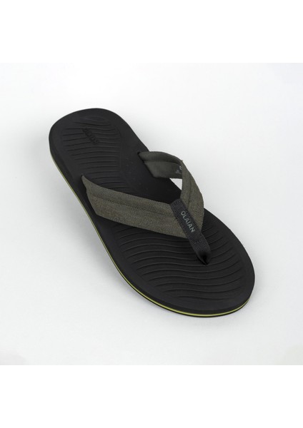 Olaian Erkek Parmak Arası Terlik - Haki - 500 indirimleri