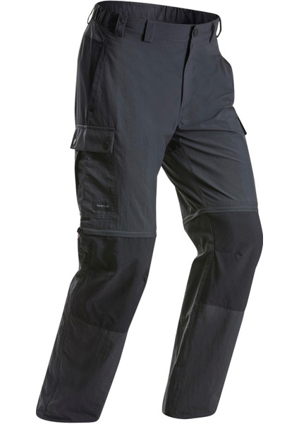 Forclaz Erkek Modüler Outdoor Pantolon - Gri - Mt100