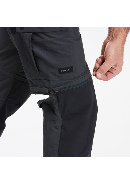 Forclaz Erkek Modüler Outdoor Pantolon - Gri - Mt100 modelleri