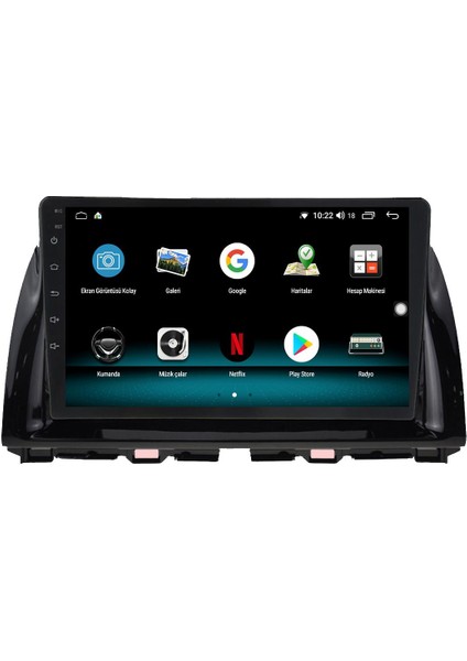 Mazda Cx-5 Android 12 Multimedya Carplay 8gb Ram + 128GB HDD Navigasyon Ekran modelleri