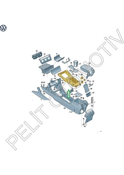 Golf 7 Dsg Otomatik Vites Taban Çerçevesi 5G1864263 (2013-2020) fiyatları