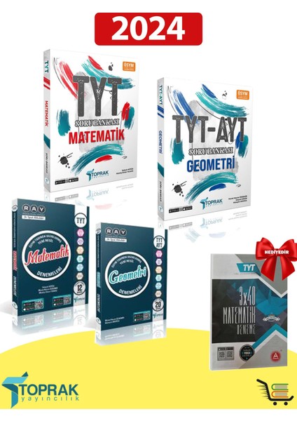 Tyt Matematik-Geometri Soru Bankası ve Deneme Seti Hediyeli!