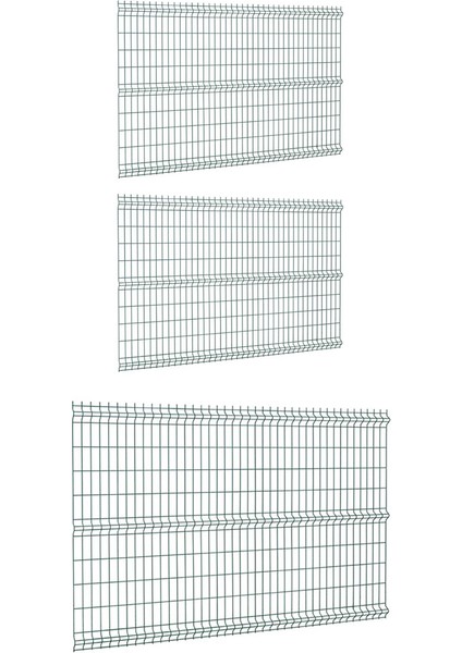 Pcm 3'lü Panel Çit Teli 75X250 cm Çift Telli Avantaj Paketi (7,5 Metre)