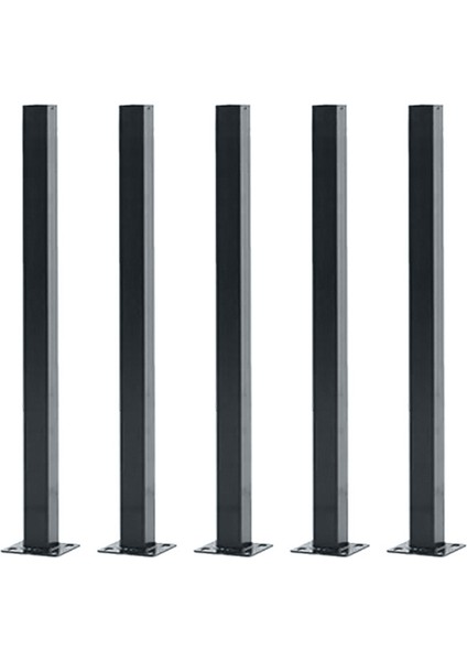Pcm Panel Çit Direği 50 cm Antrasit (5 Adet)